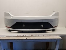 2019 SEAT LEON CUPRA 5F MK3 '17-20 5DR HATCH COMPLETE REAR BUMPER IN WHITE LS9R