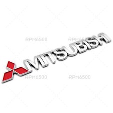 For Mitsubishi Chrome Letter