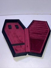 Black Velvet Coffin Shaped