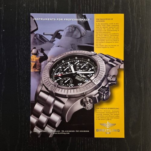 2001 breitling chrono avenger - breitling,