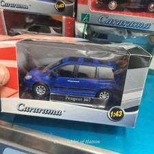 Cararama 1:43 Peugeot 807 people carrier blue nice detailed boxed