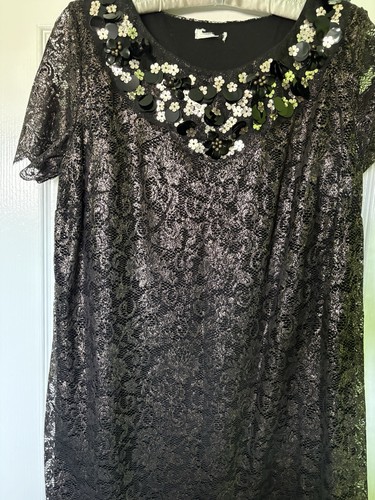Unbranded black and gold lace - unbranded,