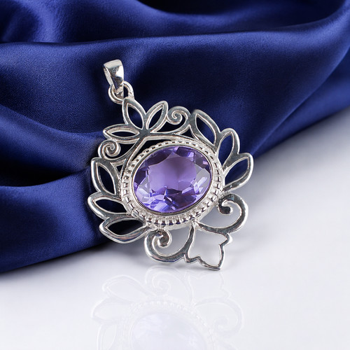 Iolite gemstone handcrafted - gemstone,