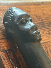 Antique African Ebony Swagger Stick Cane
