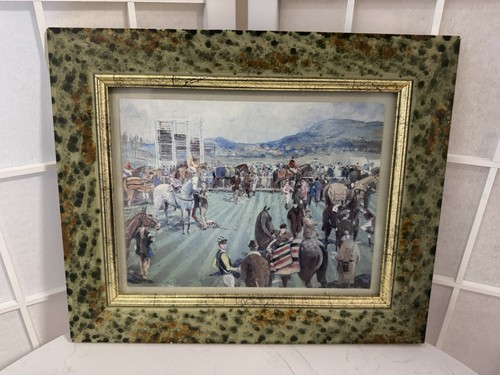 Framed colour print horse - framed,