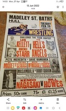 Wrestling Poster Large Les