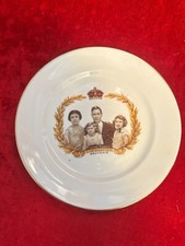 King George VI and Queen Elizabeth Coronation Plate 12th May 1937