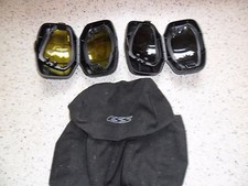 ESS-Advancer V12 Replacement Lenses For Ballistic Safety Glasses, Dark & Yellow 