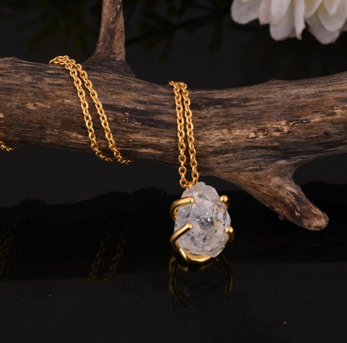 Herkimer diamond pendants with - diamond,