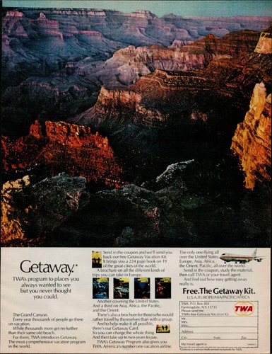 Twa getaway program places - twa,