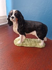 Border Fine Arts Tri Cavalier King Charles Spaniel figurine dog tricolour A26094