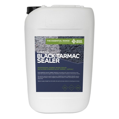 Black tarmac paint sealer - tarmac,