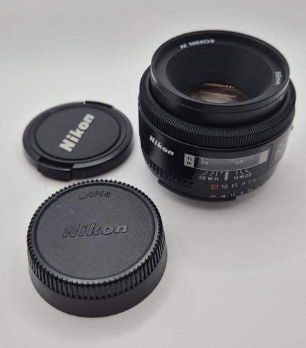 Nikon nikkor 50mm 1 8 - nikon, af