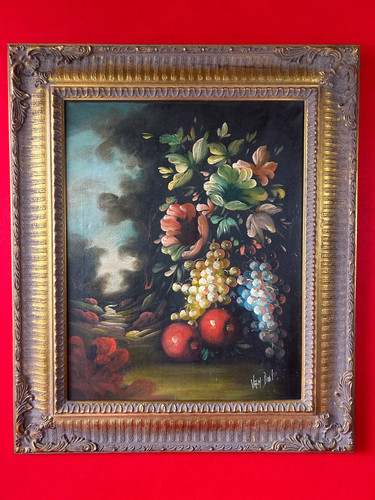 Framed original oil - original, painting