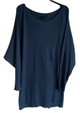 Editors Cut Teal Ribbed Long