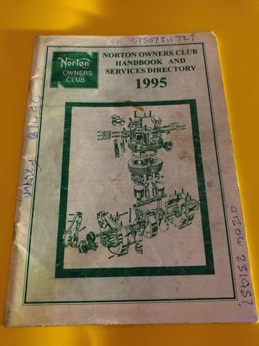 Norton owners club handbook - norton,