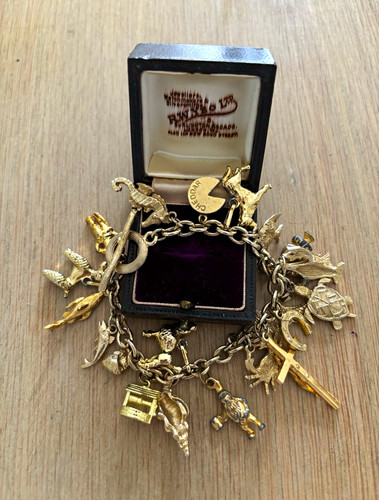Vintage gold tone chunky - gold,
