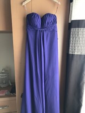 Veromia Bridesmaid Dress And/Or Prom Dress Purple Strapless Size 10