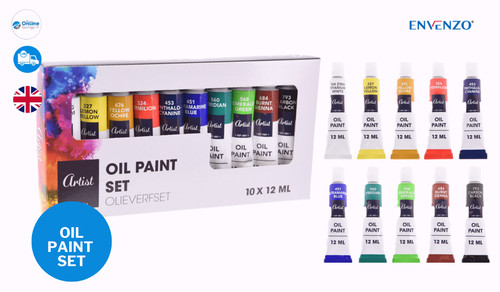Oil paint tubes - 10, set