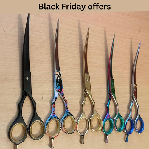 Professional curved scissors - professional,