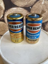 Ever Ready 2x Clock 1.5v Vintage Battery For Display