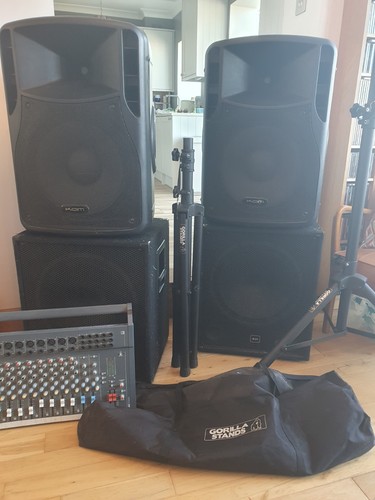 Active speaker system - dj,