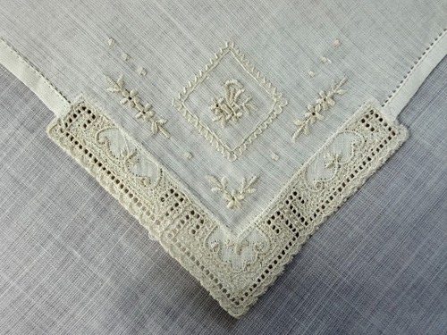 Vintage hanky 1920s art - hanky,