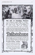 PATHEPHONE The Orpheus Record Player - Antique Advertisement 1912