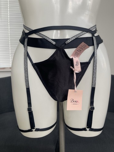 Boux avenue black lingerie set - boux,