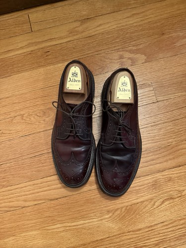 Alden shell cordovan - cordovan, longwing