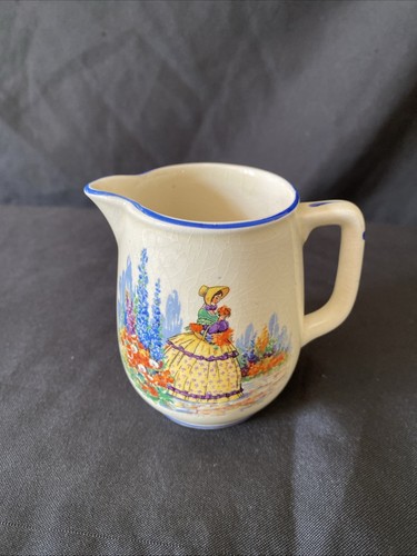 Antique cream jug - cream, oxford