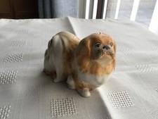 Pekingese ceramic dog figurine