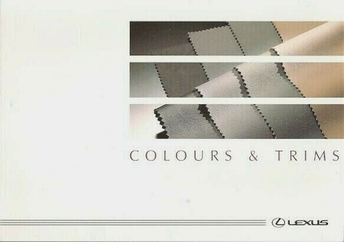 Lexus colour trim 1996 - lexus,