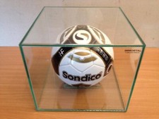 Glass Football Display Case Sports Memorabilia Display