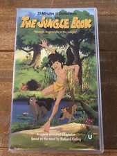 The Jungle Book Mowgli Begins Life In The Jungle VHS Video Volume 1 Retro Rare 
