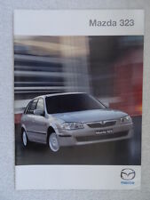 Mazda 323 Brochure 2000 - LXi, GXi, GSi Auto, SE, Sport, Diesel Models.27 pages.