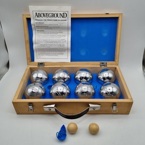 Portable aboveground petanque - portable,