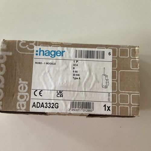 Hager ada332g rcbo white - rcbo,