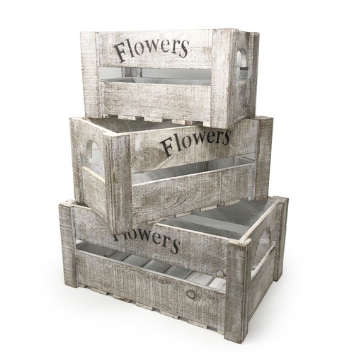 Allgala set wooden boxes - 3-pc,