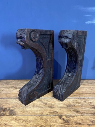 Pair architectural antique - of,