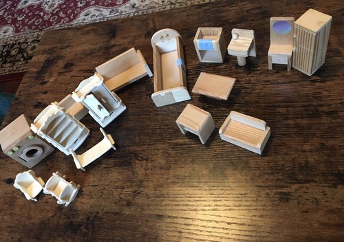 Dolls house wooden furniture - dolls,