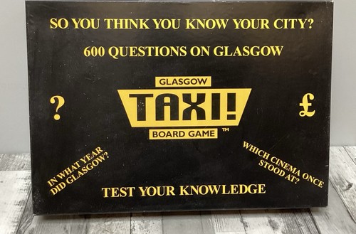 Glasgow taxi board game - taxi,