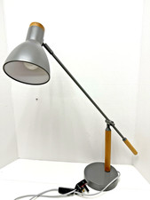 Made.com Adjustable Grey Anglepoise Large Heavy Desk Table Lamp retro industrial