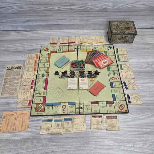 Vintage 1945 monopoly wwii - monopoly,