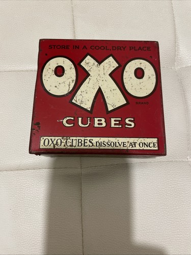 Oxo tin vintage collectible - vintage,