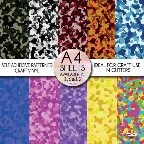 Camouflage camo self adhesive - camouflage,