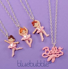 FUNKY BALLET NECKLACE SWEET CUTE DANCE PENDANT TUTU DANCER FUN HOBBY GIRLS GIFT 