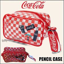 Coca Cola Pencil Case Checked