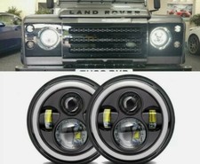 2X Lights 7 " LED H4 For