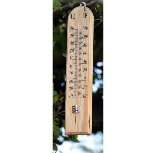 Shedmates wooden thermometer - wooden,